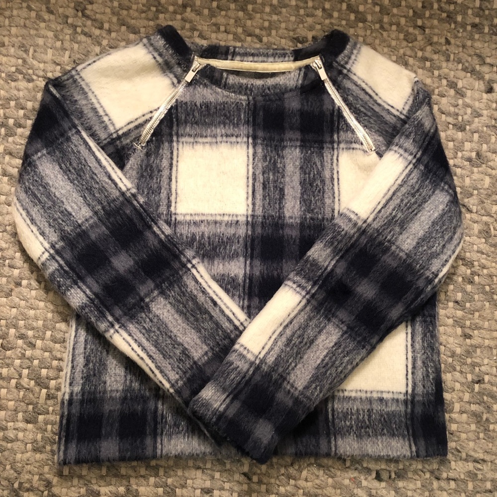 Abercrombie plaid sweater